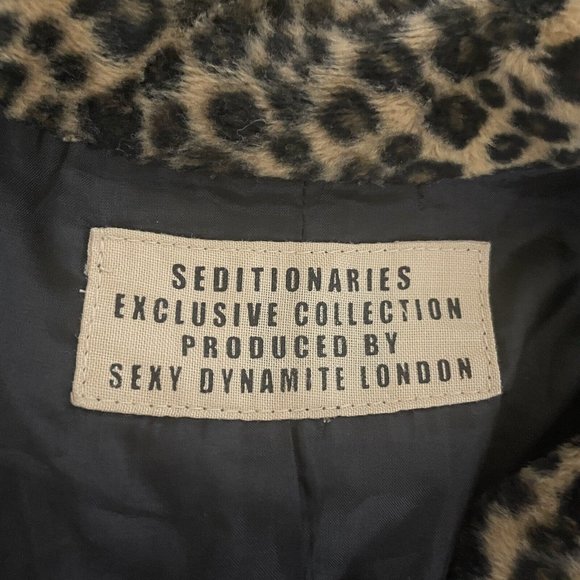 RARE Vintage 90s Seditionaries Sexy Dynamite London Leopard Print Faux F… - Picture 8 of 8